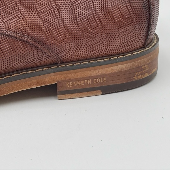 Kenneth Cole New York Men's Dance Lace Up Oxford Brown Size 11.5 Dress Shoes - Picture 3 of 12